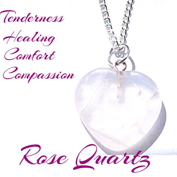 Jewelry - Rose Quartz Heart Necklace